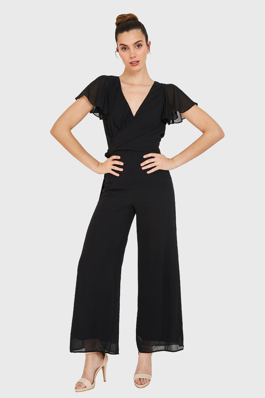 Enterito Escote V Con Lazo Negro