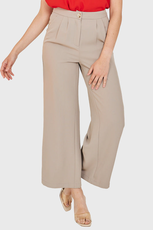 Pantalón Pinzas Ligero Khaki
