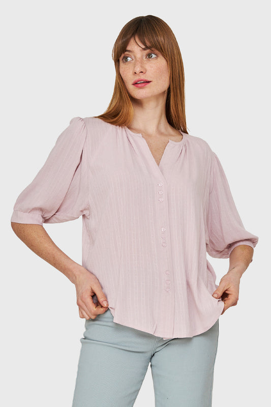 Blusa Holgada Malva
