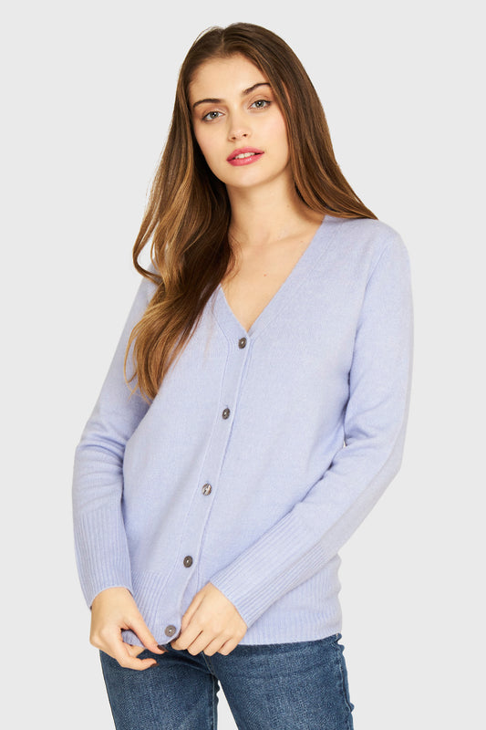 Chaleco Botones Lila