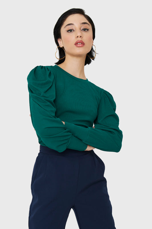 Polera Acanalada Princesa Verde