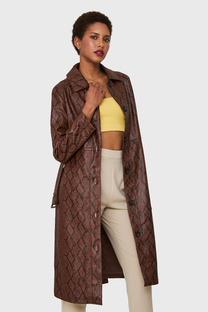 Trench Ecocuero Snake Café