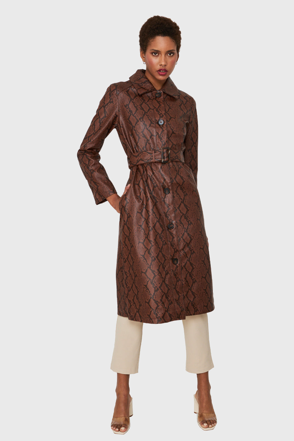 Trench Ecocuero Snake Café