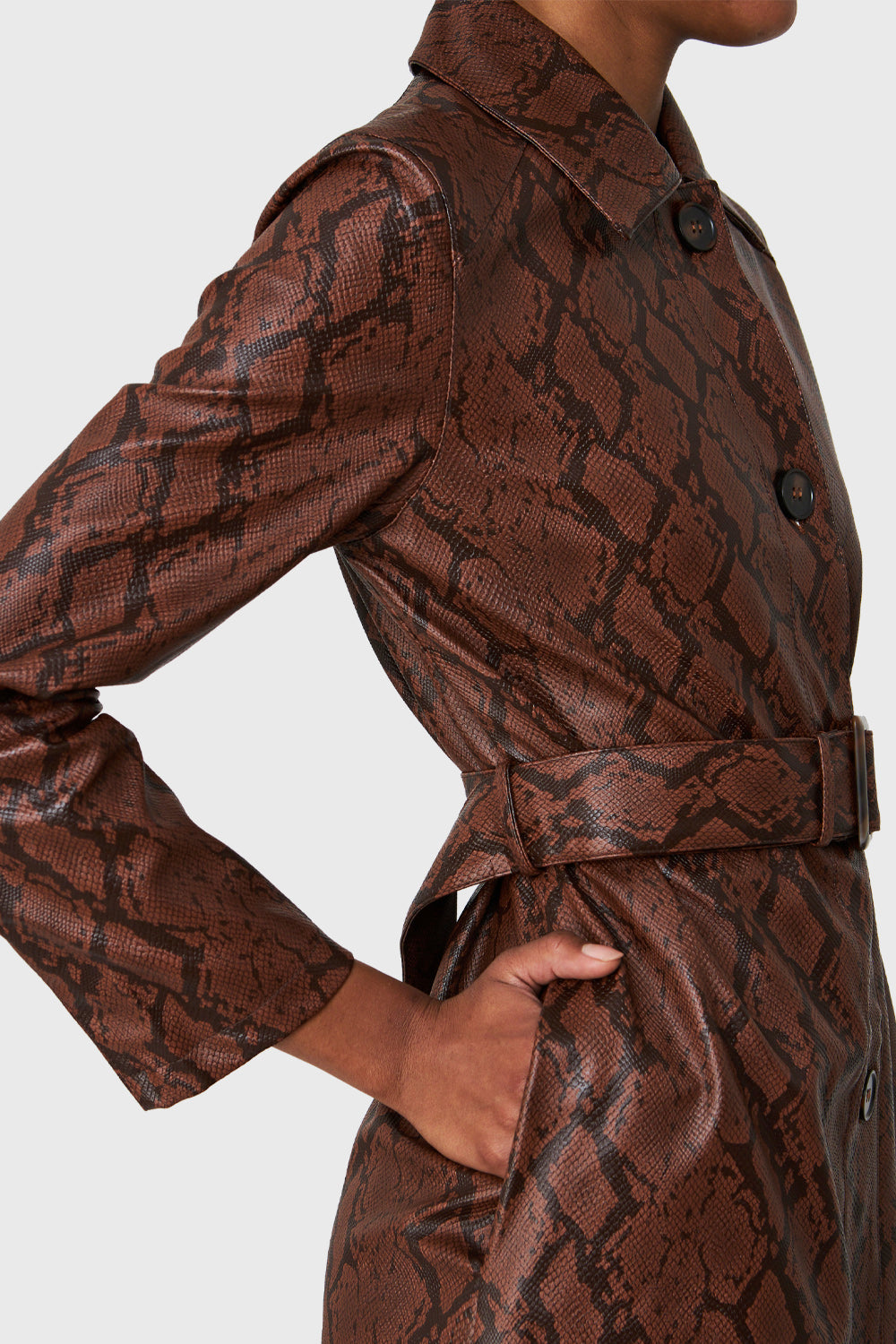 Trench Ecocuero Snake Café