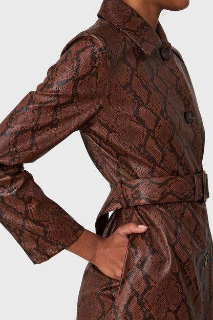 Trench Ecocuero Snake Café