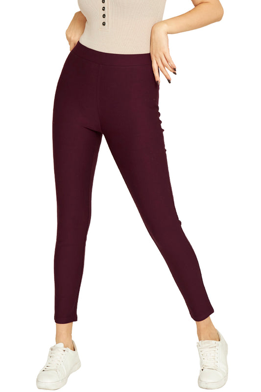 Legging Básico Burdeos