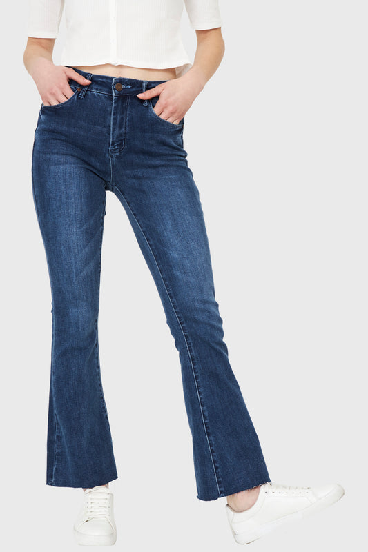 Jeans Básico Flare Azul