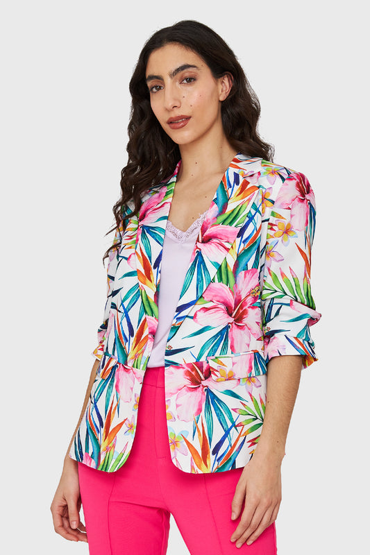 Blazer Tropical Blanco