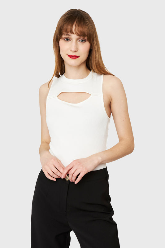 Body Cut Out Blanco