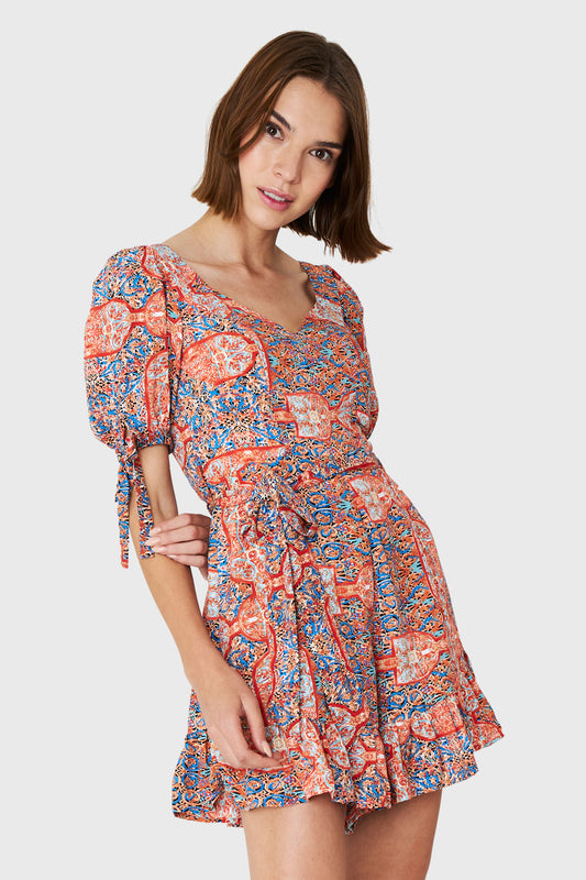 Enterito Corto Psicodélico Naranjo