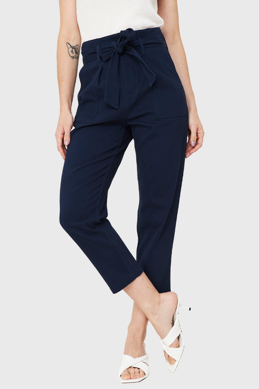 Pantalón Bolsillos Cargo Azul Marino