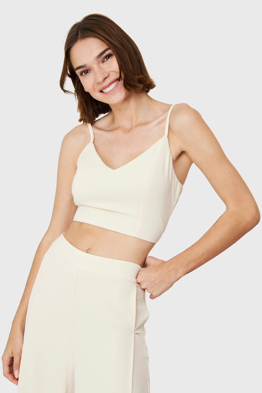 Crop Top Crema